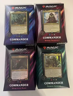 Magic the Gathering (MTG) 2019 Commander Set of 4 Decks - New/Factory Sealed - Image 1