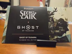 Magic The Gathering Secret Lair - Ghost of Tsushima - Rainbow Foil - New Sealed - Image 1