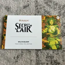 Magic The Gathering Secret Lair Wild In Bloom Traditional Foil Sealed In Hand - Image 1