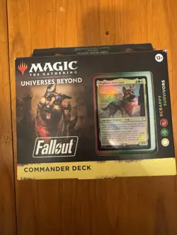 Magic The Gathering Fallout Commander Deck Scrappy Survivors Sealed - Image 1