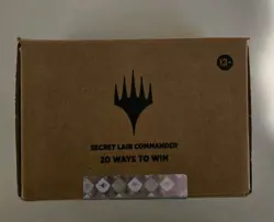 Magic The Gathering Secret Lair | 20 Ways To Win Commander Deck | Sealed - Image 1