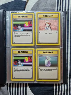 Pokemon WOTC Wizards Of The Coast Binder Folder & Base Set Cards TCG - Image 3
