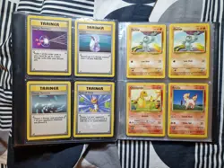Pokemon WOTC Wizards Of The Coast Binder Folder & Base Set Cards TCG - Image 4