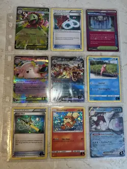 Full Binder Page Of Pokemon Cards All Random £2-3 Per Card. Discounted! - Image 2