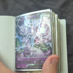 Full Binder Of 60 Miscellaneous V/EX Pokemon Cards. Perfect For Young Collectors - Image 2
