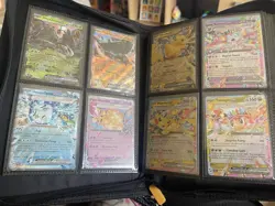 Pokemon TCG Binder Bundle 147+ Cards Holos EX Mega Lots Of Multiples - Image 1