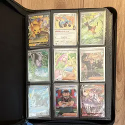 Pokemon TCG Binder Full of 350+ Rare Pokemon Cards, includes binder - Image 1