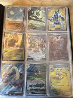 Pokemon Mix Of English And Japanese Cards With Binder - Image 1