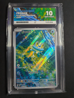 Pokemon TCG Froakie 088/086 2026 Chaos Rising Illustration Rare Holo EN Ace 10 - Image 1