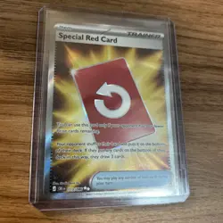 Special Red Card 113/086 Ultra Rare Chaos Rising Pokemon Holo Near Mint - Image 2