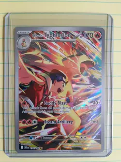 Pokemon Ethans Typhlosion IR 190/182 Destined Rivals Full Art Holo Card NM - Image 1