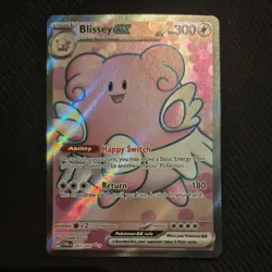 Pokemon Twilight Masquerade Blissey EX Full Art Ultra Rare Holo Card 201/167 - Image 1