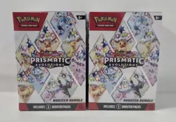2 x Pokemon TCG Prismatic Evolutions Booster Bundle Bundles - Brand New & Sealed - Image 1