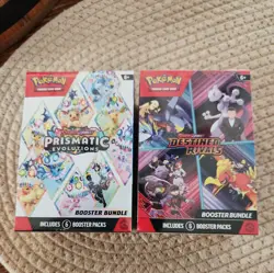 Pokemon TCG Prismatic Evolutions/Destined Rivals Booster Bundle NEW SEALED Lot - Image 1