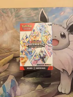Pokemon TCG Prismatic Evolutions Booster Bundle New & Sealed (6 Booster Packs) - Image 1