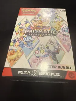 Pokemon TCG Prismatic Evolutions Booster Bundle New and Sealed - Image 1