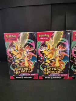 Pokemon Ascended Heroes Booster Bundle (Lot of 4) Factory Sealed - Image 2
