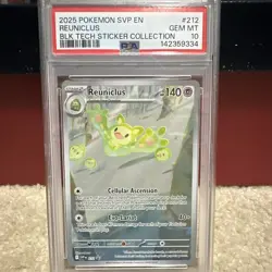 Pokemon TCG SVP Scarlet & Violet Promo Reuniclus #212 Holo PSA 10 EN 2025 - Image 1