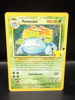Pokemon Celebrations Venusaur 15/102 Classic Collection Holo Rare B - Image 1
