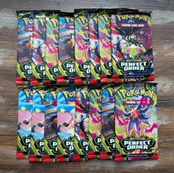 16x Pokemon TCG Perfect Order Booster Packs - New Sealed Lot - Image 1