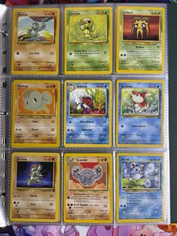 Pokemon WOTC Vintage Card Binder Lot Base Set Gym Heroes Team Rocket - Image 5