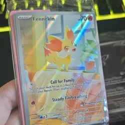 Pokemon Center Stamled Promo Zarude 088 & Fennekin 090 Holo 2-Card Lot - Image 3