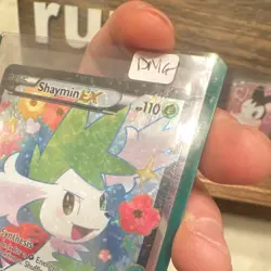 Pokemon TCG Damaged Holo 3-Card Lot Shaymin EX, TAG TEAM Bird Trio GX, Emolga - Image 4