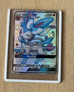 2019 Sylveon GX SV76/SV94 Hidden Fates Shiny Vault Holo Pokemon TCG - Image 1