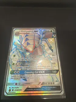 Pokemon TCG Golisopod GX Hidden Fates Sv48/Sv94 Holo Full Art - Image 1