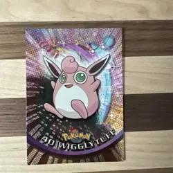 Pokemon Card 2000 Topps SERIES 1 HOLO Chrome Wigglytuff #40! LP - Image 1