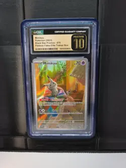 Mimikyu 075 Sv: Scarlet & Violet Promo Cards Holo CGC Pristine 10 - Image 1