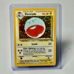 Electrode 2/64 Unlimited Holo Rare Jungle Pokemon Card - Image 1