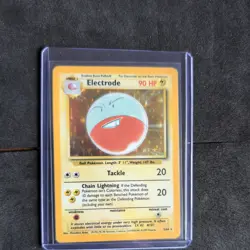 Pokemon Card Electrode 2/64 No Symbol ERROR Holo Rare Jungle Set WOTC - Image 1