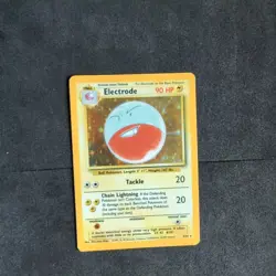 Pokemon Card Electrode 2/64 No Symbol ERROR Holo Rare Jungle Set WOTC - Image 2