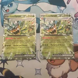 Pokemon TCG Twilight Masquerade Teal Mask Ogerpon EX 025/167 Holo Rare X2 - Image 1