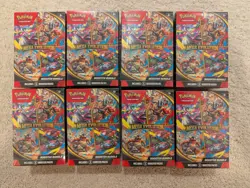 Lot of 8 - Mega Evolution Bundles Pokemon TCG - Image 1