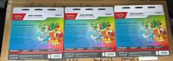 Pokemon TCG First Partner Illustration Collection Series 3 Lot Of 3 NEW SEALED - Image 2