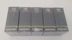 5x Pokemon TCG Mega Evolution Pitch Black Booster Bundle Brand New & Sealed Lot - Image 5