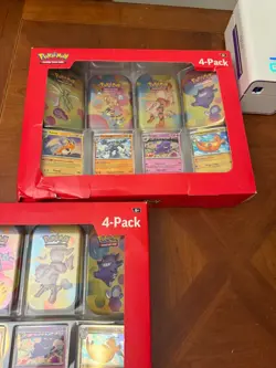 Pokemon Scarlet & Violet 151 Mini Tin 4 Pack Sam's Club Exclusive | Lot of 6 - Image 3