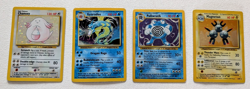 Pokemon Base Set Holo Rare Lot 4/102 WOTC Chansey Gyarados Poliwrath Magneton - Image 1