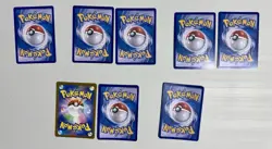Pokemon Japanese & Korean AR Art Rare Lot 8 Cards Zeraora Persian Rowlet NM/M - Image 2