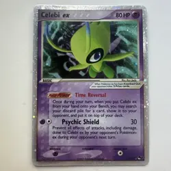 Pokemon TCG Celebi EX 17/17 Reverse Holo POP Series 2 2005 - Image 1