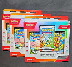 Pokemon TCG First Partner Illustration Collection Series 2 - Lot of 3 - Image 1