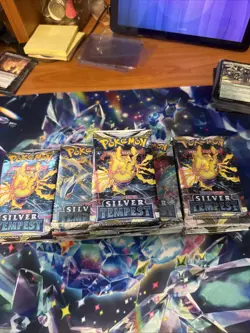 Pokemon TCG Lot Of 45 Silver Tempest Booster Packs SEALED - Image 1
