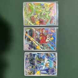 First Partner Pokemon TCG Pokemon Full Art Holo Lot 3: Sprigatito Fuecoco Quaxly - Image 1