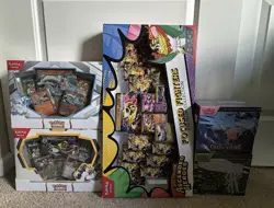 Sealed Pokemon Lot – Ascended Heroes Focused Fighters + 2 ETB + Collection Boxes - Image 1
