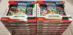 Lot of 12 Pokemon TCG First Partner Illustration Collection Series 2 New Sealed - Image 1