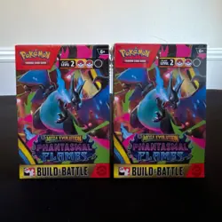 Pokemon TCG Mega Evolution—Phantasmal Flames Build & Battle Box Lot of 2 - Image 1