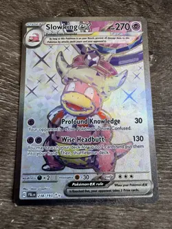 Pokemon TCG Slowking EX Scarlet & Violet Paldea Evolved Holo Ultra Card 238/193 - Image 1