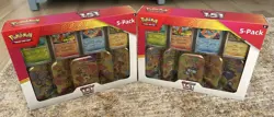 Pokemon Scarlet & Violet - 151 5-pack Mini Tins Costco Bundles (BOTH BUNDLES) - Image 1
